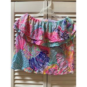 Lilly Pulitzer strapless top size Large
